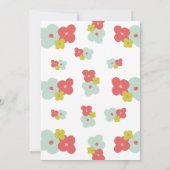 スカンディ ボホ ラマ ベイビー シャワー 招待状 (裏面)