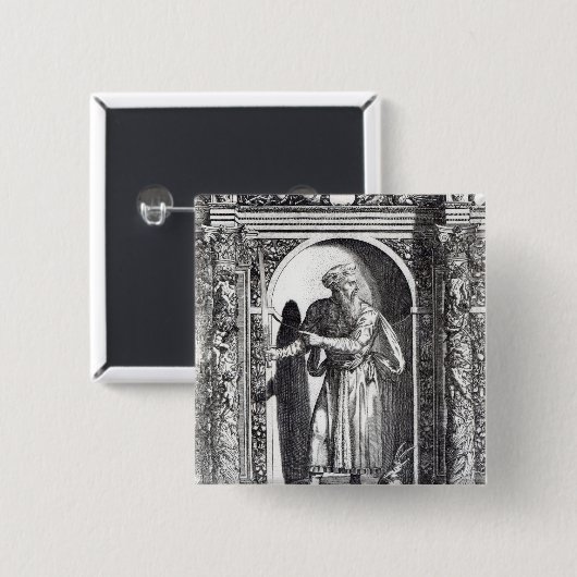 スカンデルベグ 缶バッジ (正面&裏面)