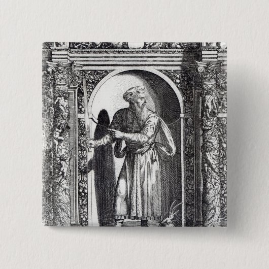 スカンデルベグ 缶バッジ (正面)