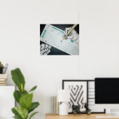 スカントロンイラストレーション ポスター (ホームオフィス)