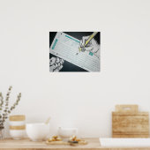 スカントロンイラストレーション ポスター (キッチン)