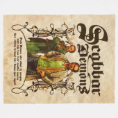 スカンバードモン フリースブランケット (正面(横))