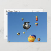 スカン飛んでいるク ポストカード (正面/裏面)