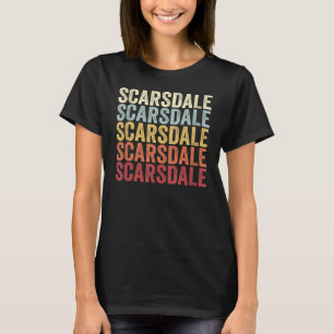 スカースデールニューヨークスカースデールNYレトロヴィンテージ文字 Tシャツ