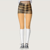 スカートと膝の高さ レギンス (正面)