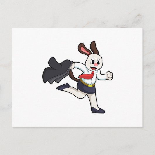 スカートを履いた秘書の犬 ポストカード (正面)