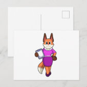 スカートを履いた秘書の狐 ポストカード (正面/裏面)