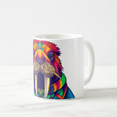 スカーフおもしろいTシャツ コーヒーマグカップ (正面右)