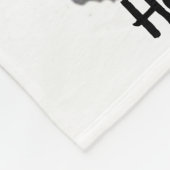 スカーフおよび帽子が付いている豪華な水彩画の雪だるま フリースブランケット (角)