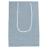 スカーフと帽子を付けたテディベア ミディアムペーパーバッグ (裏面)