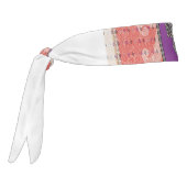 スカーフにデザインを乗せた写真 タイヘッドバンド (回転270)