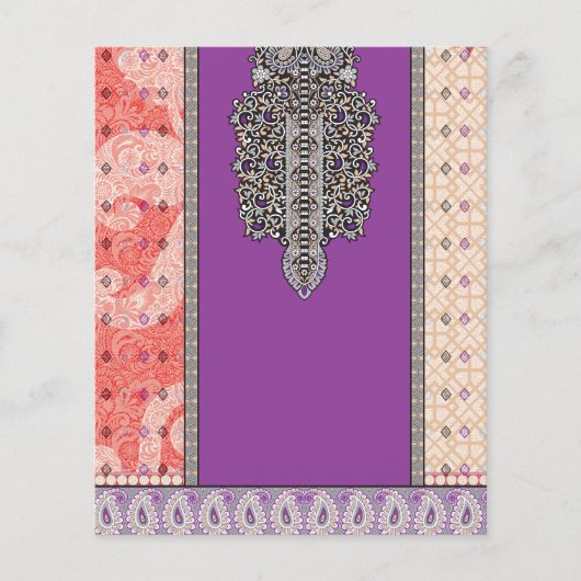 スカーフにデザインを乗せた写真 チラシ (正面)