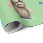 スカーフのクリスマスに可愛い動物が登場|過去記事 ラッピングペーパー (ロールコーナー)