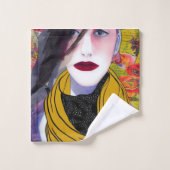 スカーフのバスルームのタオル バスタオルセット (ウォッシュタオル)