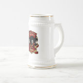 スカーフのビールのジョッキの人 ビールジョッキ (正面右)
