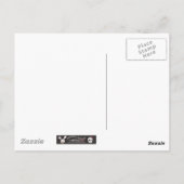 スカーフの付いたかわいいパグ ポストカード (裏面)