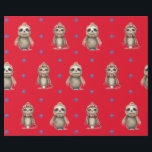 スカーフの可愛いナマケモノChristmas on Red ラッピングペーパー<br><div class="desc">完全なおもしろいとおっちょこちょいの動物の休日のギフトラップは、あなたの友人や家族や任意の動物愛好家を楽しんで喜ばせる。私たちのホリデーギフトラップとアクセサリーと野生生物コレクションのすべての私たちの動物と相補的なアクセサリーお洒落を探しなさい。犬種のオーナメントコレクションをチェック！さらに、Pawsショップから販売された動物をテーマにした製品魅力的は救済、動物の慈善団体への寄付を行うので、あなたが買い物をしている間に良いことをしていることを知っている。探感謝していして、私たちはPawsであなたのビジネスに感謝魅力的する。</div>