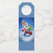 スカーフの雪だるま ボトルネックタグ (裏面)