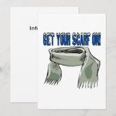 スカーフをゲットしよう 招待状 (正面/裏面)