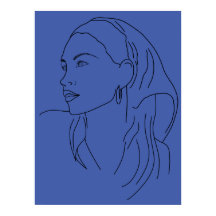 スカーフを持つ女性