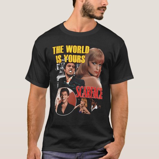 スカーフェイス 俺のものだ Tシャツ (正面)