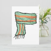 スカーフスケッチファッション招待状 招待状