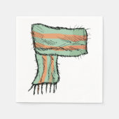 スカーフスケッチファッション紙ナプキンス スタンダードカクテルナプキン (正面)