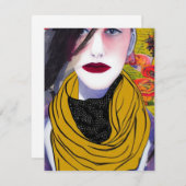 スカーフノートカード ノートカード (正面/裏面)