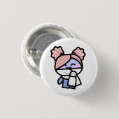 スカーフボタンとのPookah 缶バッジ (正面&裏面)