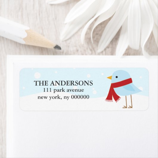 スカーフララベル付き鳥 ラベル (インサイチュ)