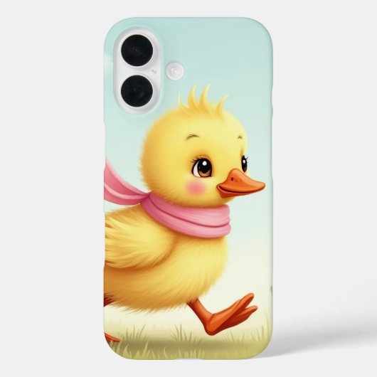 スカーフ付きカワイアヒルiPhone / iPadケース Case-Mate iPhoneケース (裏面)