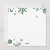 スカーフ付きキュートキツネ シーズンカード (裏面)