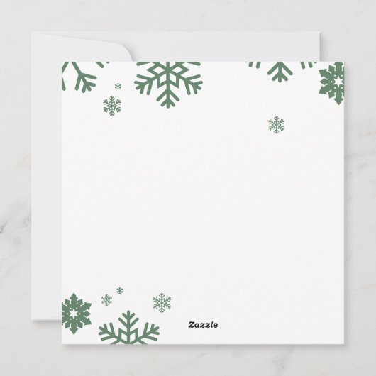 スカーフ付きキュートキツネ シーズンカード (裏面)