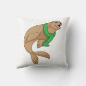 スカーフ付きシール クッション (裏面)