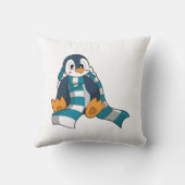 スカーフ付きペンギン クッション (裏面)