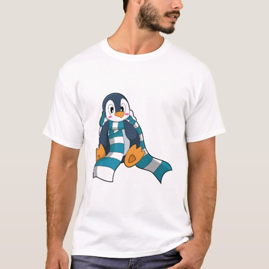 スカーフ付きペンギン Tシャツ (正面)