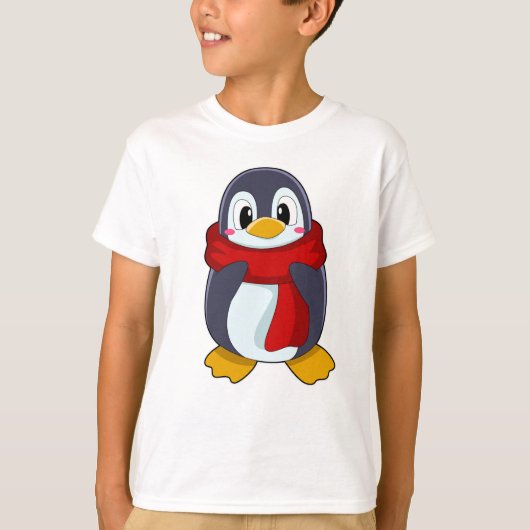 スカーフ付きペンギン Tシャツ (正面)