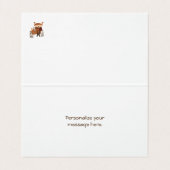 スカーフ付き冬のキツネ (内部フラット)