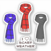 スカーフ大好き！ シール (正面)
