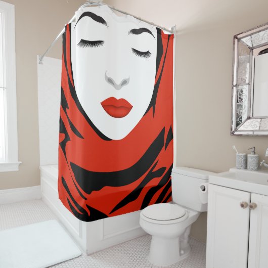 スカーフ シャワーカーテン (インサイチュ)