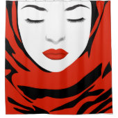 スカーフ シャワーカーテン (正面)