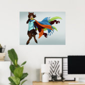 スカーフ ポスター (ホームオフィス)