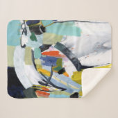 スカーボロフェア-抽象芸術 シェルパブランケット (正面(横))