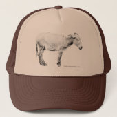 "スカーレットは雨が嫌い"ロバのトラック運転手の帽子 キャップ (正面)