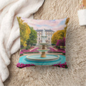 スカーレットガーデンドリーム – フローラ泉 クッション (ブランケット)