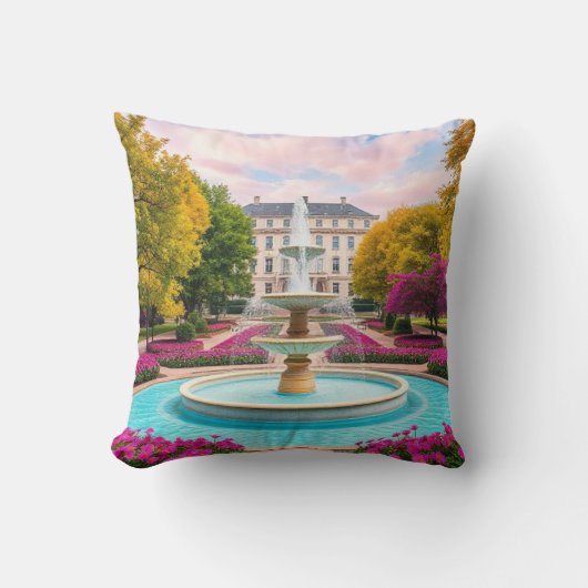 スカーレットガーデンドリーム – フローラ泉 クッション (正面)