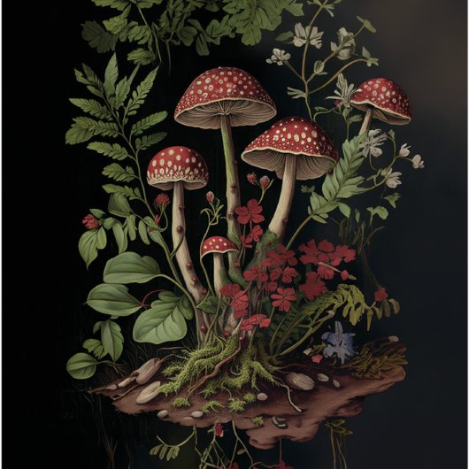 スカーレットクラスターのデコパージュペーパー 薄葉紙