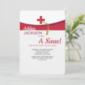 スカーレットクロス卒業招待状 招待状 (スタンド正面)