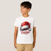 スカーレットサンタ帽子の輝き Tシャツ (正面フル)