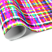 スカーレットシモダンックタータンチェックプレイド ラッピングペーパー (ロールコーナー)